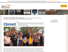 Tablet Screenshot of hitch-harp-libdems.org.uk
